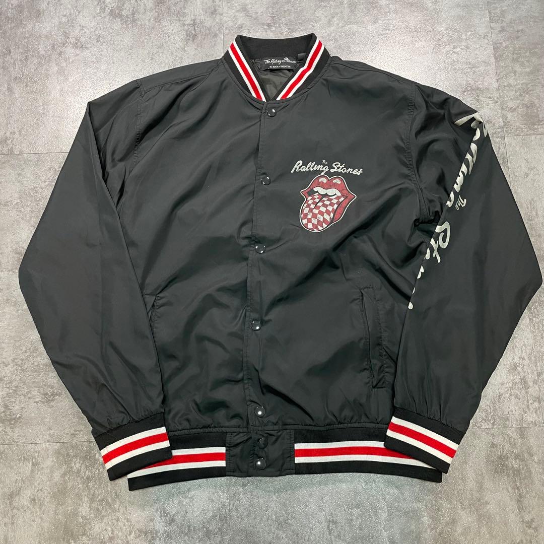 The Rolling Stones スタジアムジャケット ブラック - メルカリ