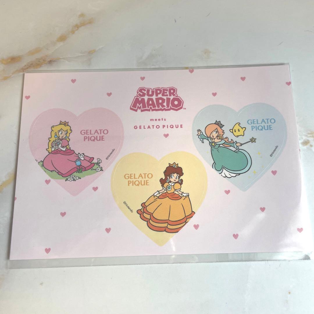 ジェラピケ スーパーマリオ ピーチ姫 シール ステッカー - メルカリ