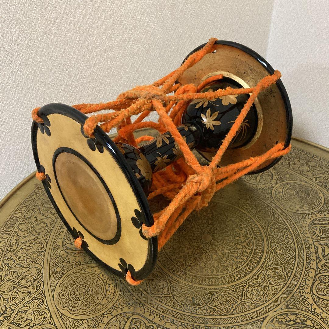 つづみ 鼓 堤太鼓 小鼓 和楽器 雅楽 能楽 ケース付き 古品 - メルカリ