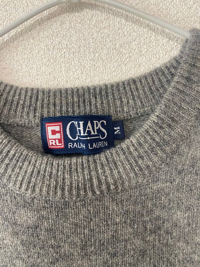 90s CHAPS RALPH LAUREN 犬 デザイン ニットセーター M - メルカリ