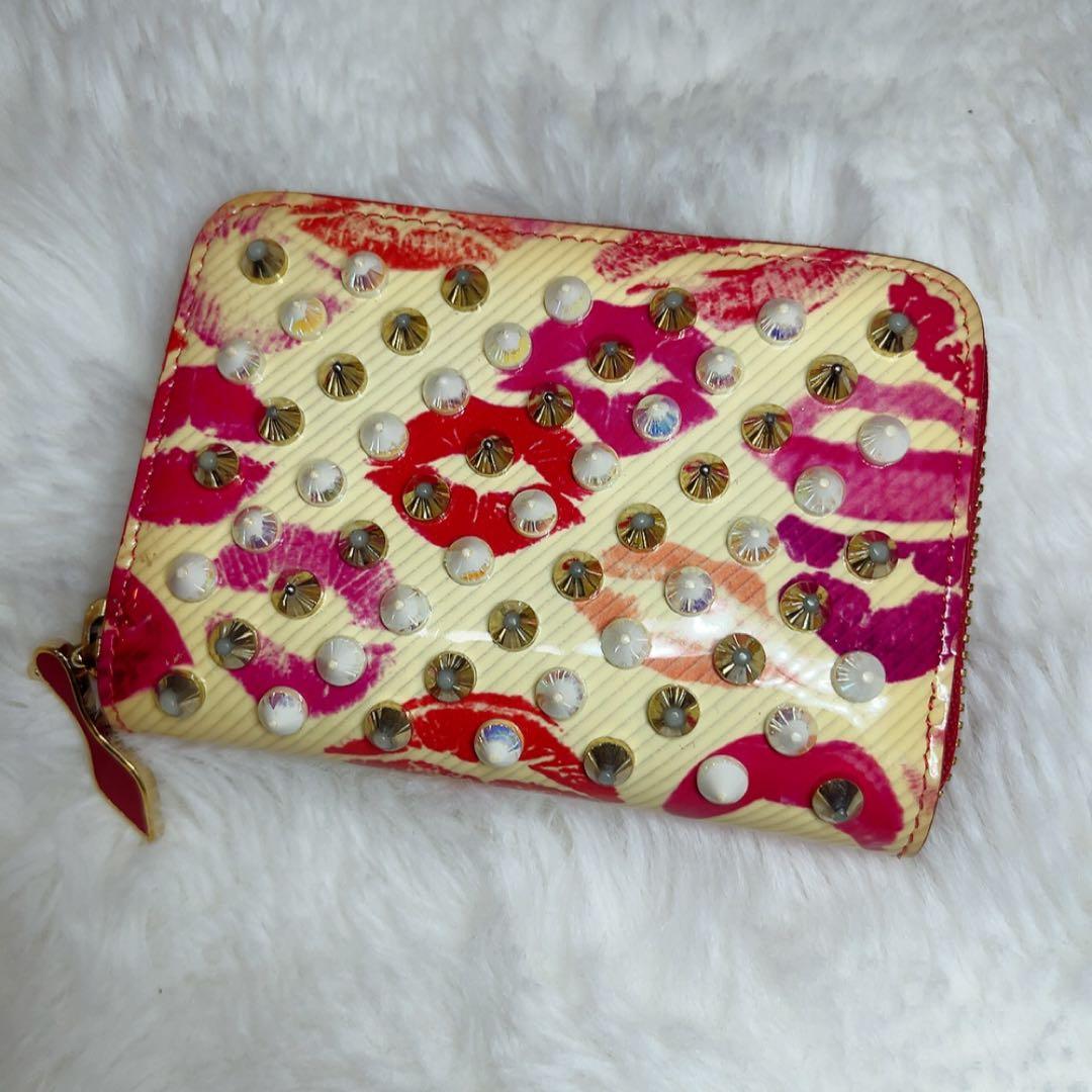 ☆希少☆ルブタン ミニ財布 クリスチャンルブタン Christian Louboutin 財布 三つ折り財布