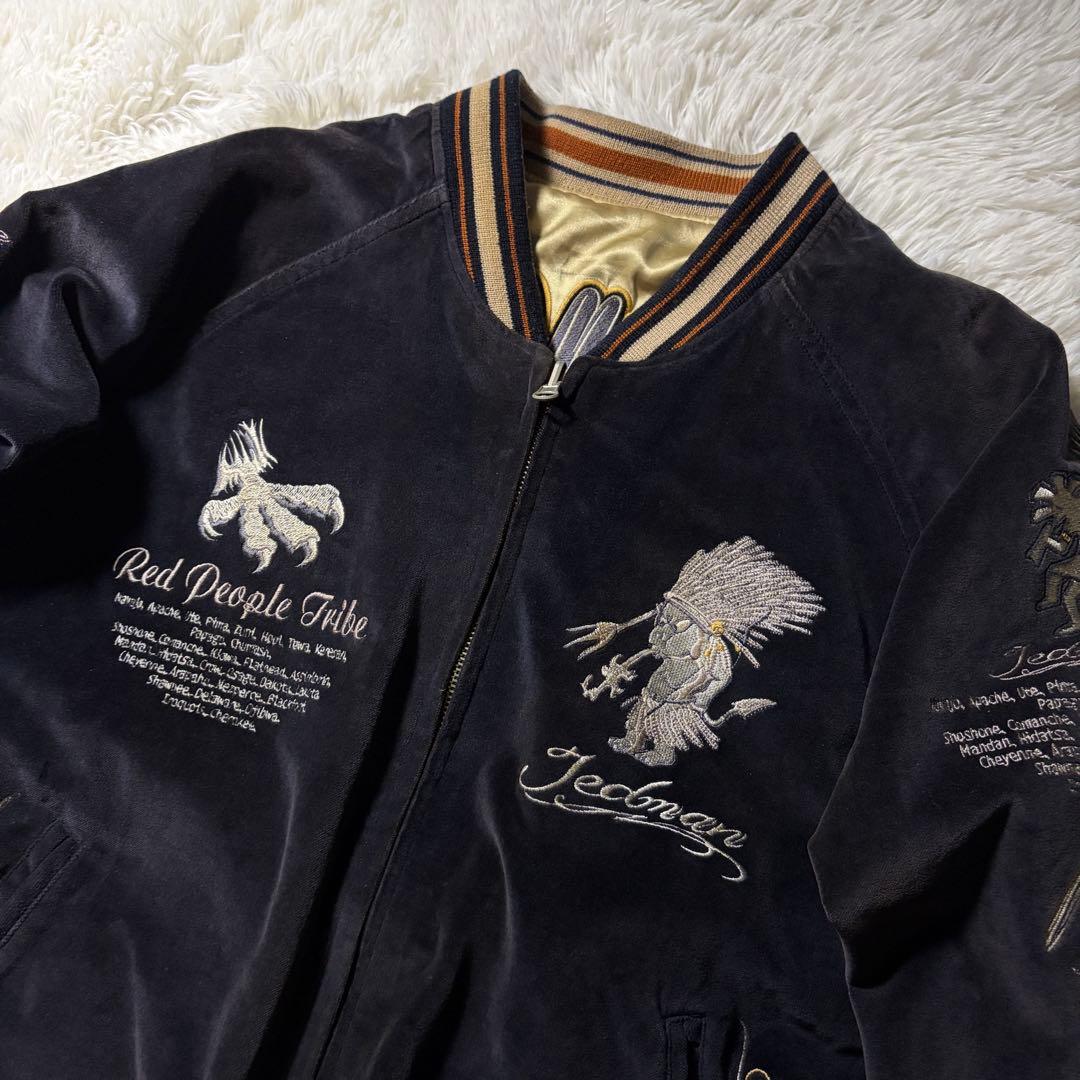 美品□TEDMAN スカジャン リバーシブル 別珍 豪華刺繍 42 - メルカリ