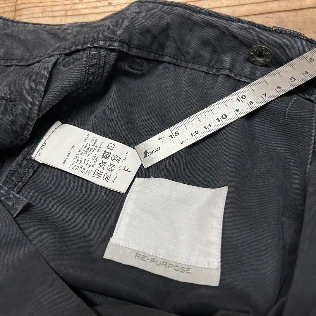 RE-PURPOSE 超ワイド40’s U.S.ARMY 再構築　フェード黒