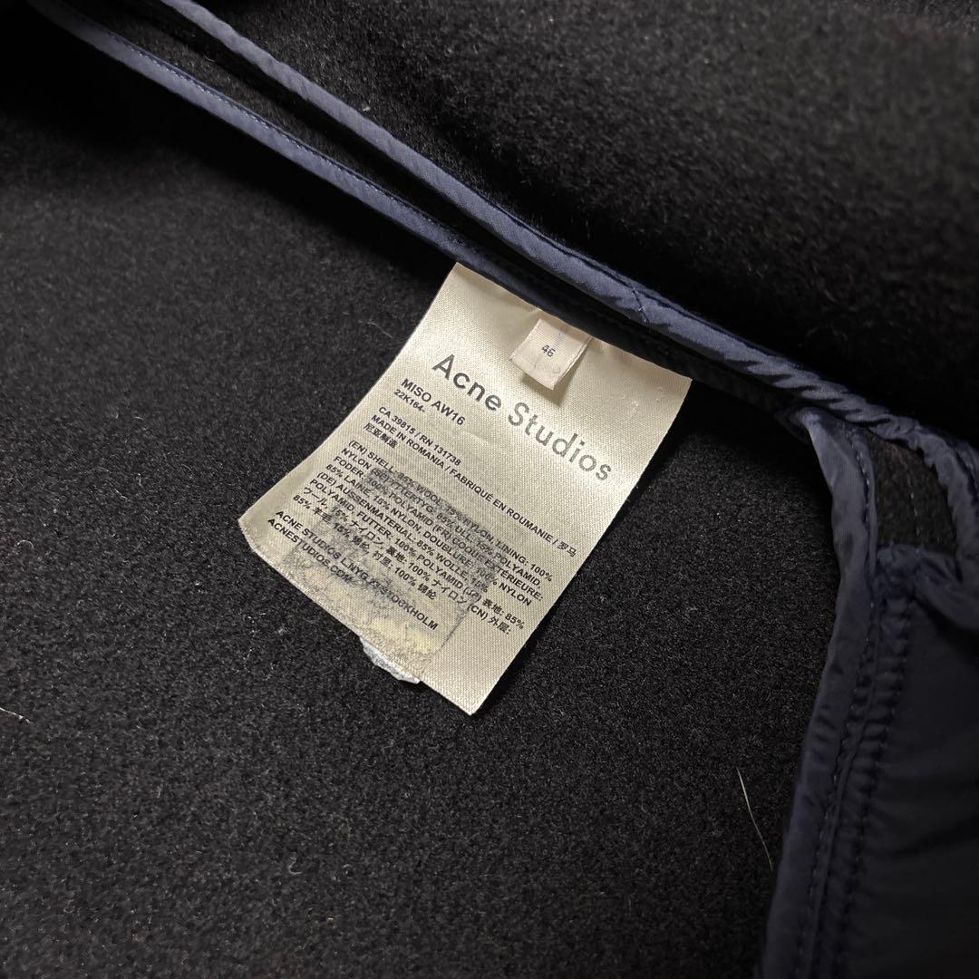 ゲリラ40%セール】Acne Studios ダブルチェスターウールコート - メルカリ