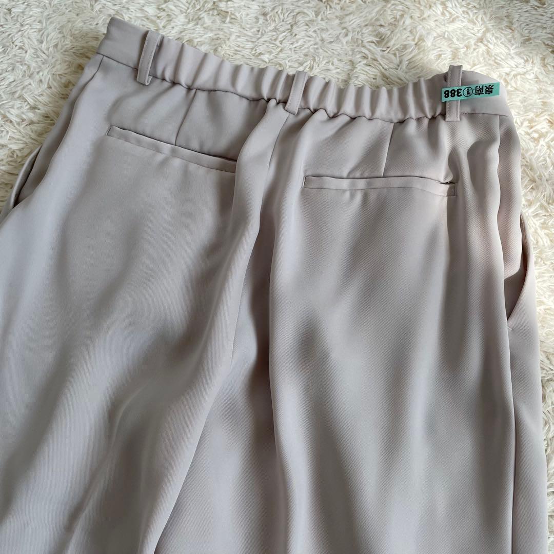 美品近年モデル✨アンカーウーマン パンツスーツ ノーカラー 洗える