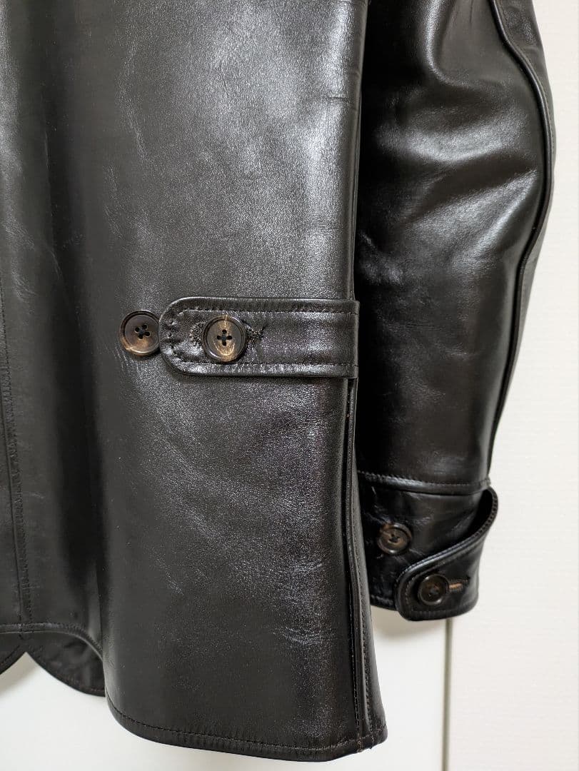 S*n様 レザーカーコート 茶芯ホースハイド 馬革 レザージャケットS