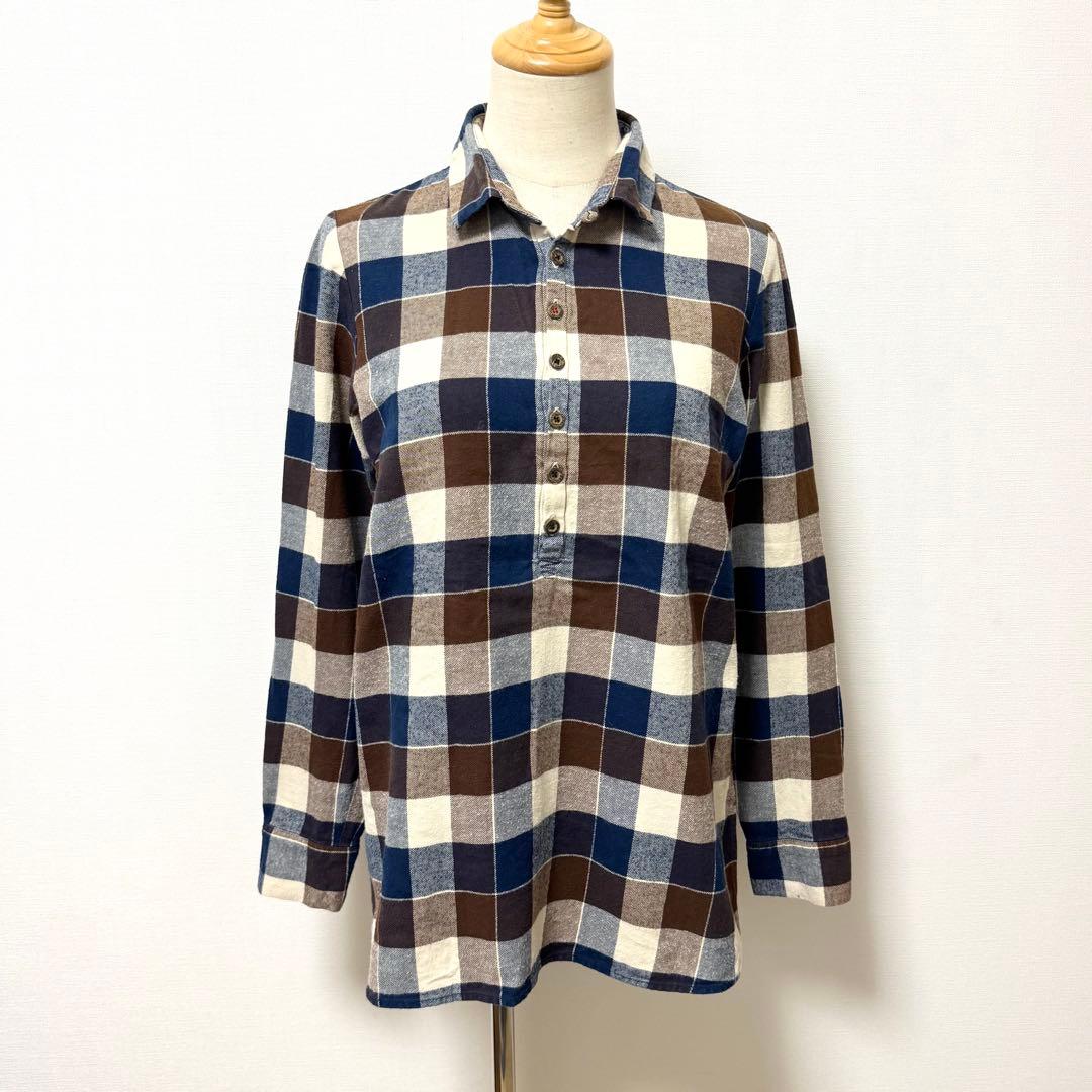 パラスパレス プルオーバー チェック シャツ ブラウス サイズ0 日本製