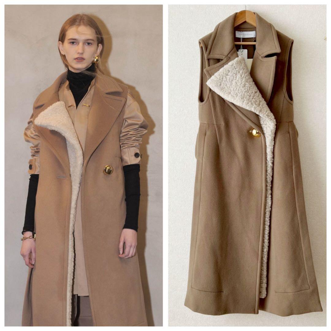 タグ付 HARUNOBUMURATA 21AW 2wayウールロングジレコート - メルカリ