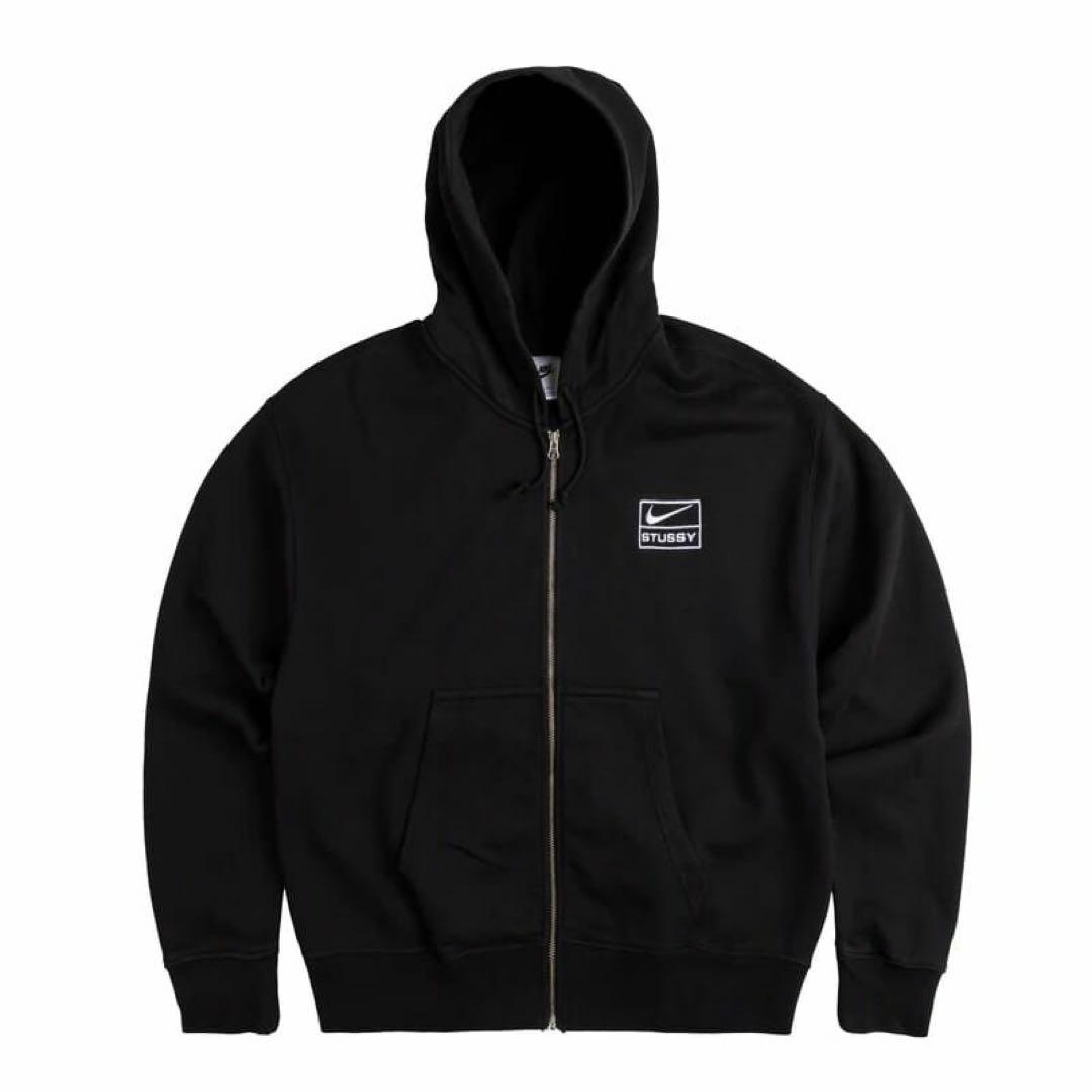 Nike Stussy Washed Fleece Hoodie ブラック L - メルカリ