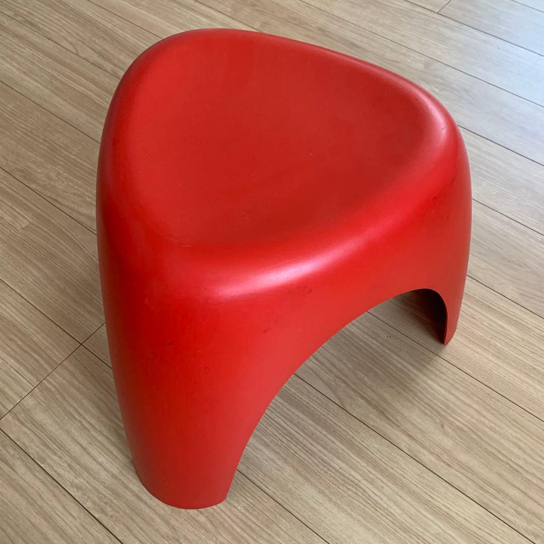 柳宗理 エレファントスツール Vitra社正規品 レッド ヴィトラ / Vitra エレファントスツール レッド 廃盤 希少 名作 椅子