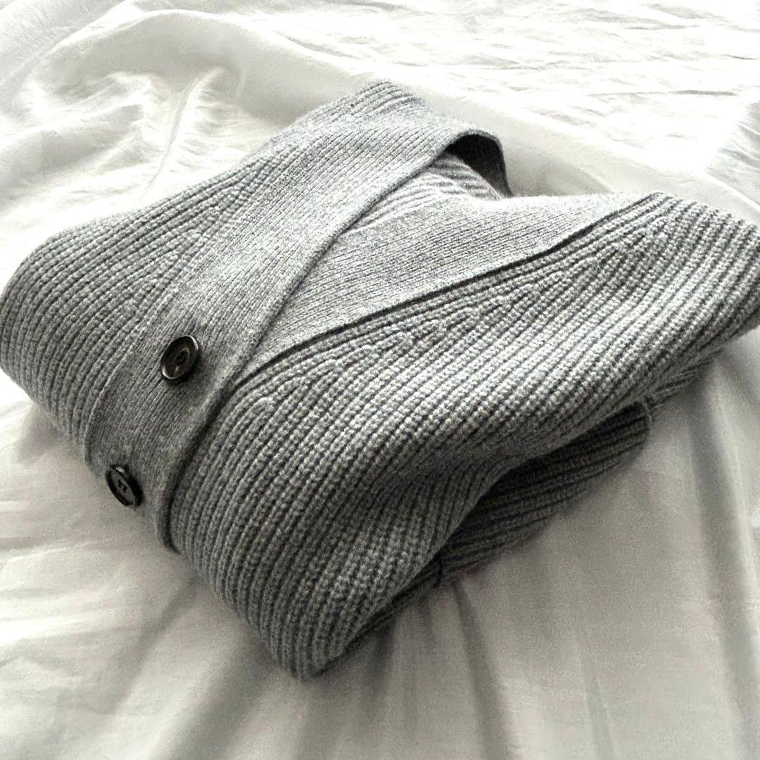 週末セール【Cygne】Raymond ボリューム袖 ロングカーディガン グレー