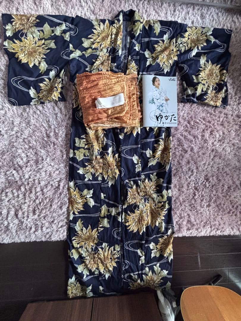 Dita 浴衣 夏色の向日葵しらべ(藍)