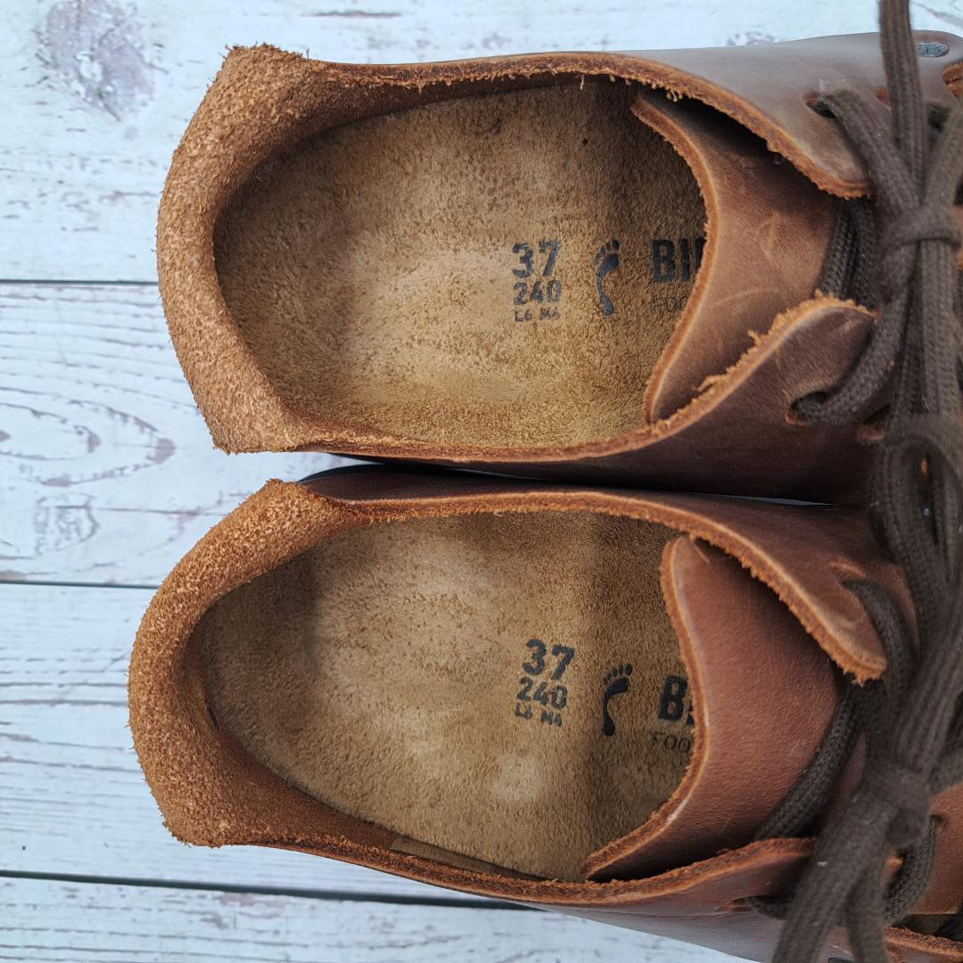 未使用級 BIRKENSTOCK ビルケンシュトック 24 モンタナ 本革 茶 - メルカリ