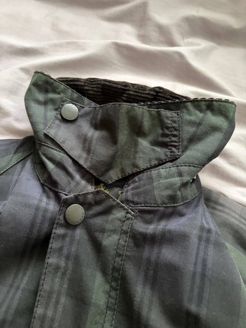 Barbour ブラックウォッチ オイルドジャケット 34 ビームス別注 - メルカリ