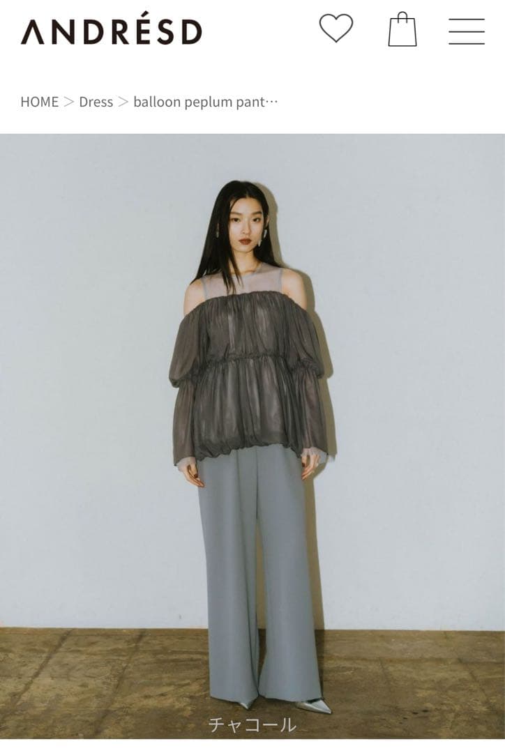 ANDRÉSD アンドレスド 二次会コーデ お呼ばれコーデ 楽天市場】【公式】 ANDRESD アンドレスド 【 puff sleeve motif lace