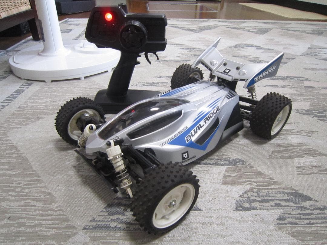 ヤ*ボ様 完全動作品 1/10 タミヤ デュアルリッジ 4WD 送料込み EP タミヤ RC特別企画商品 1/10RC デュアルリッジ ブラックメタリック（TT