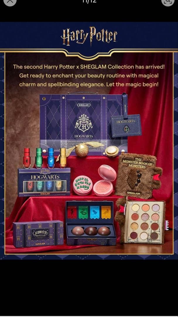 新品未使用Harry Potter×SHEGLAM フルコレクションセット2.0 Harry Potter™ X SHEGLAM フルコレクションセット｜SHEGLAM