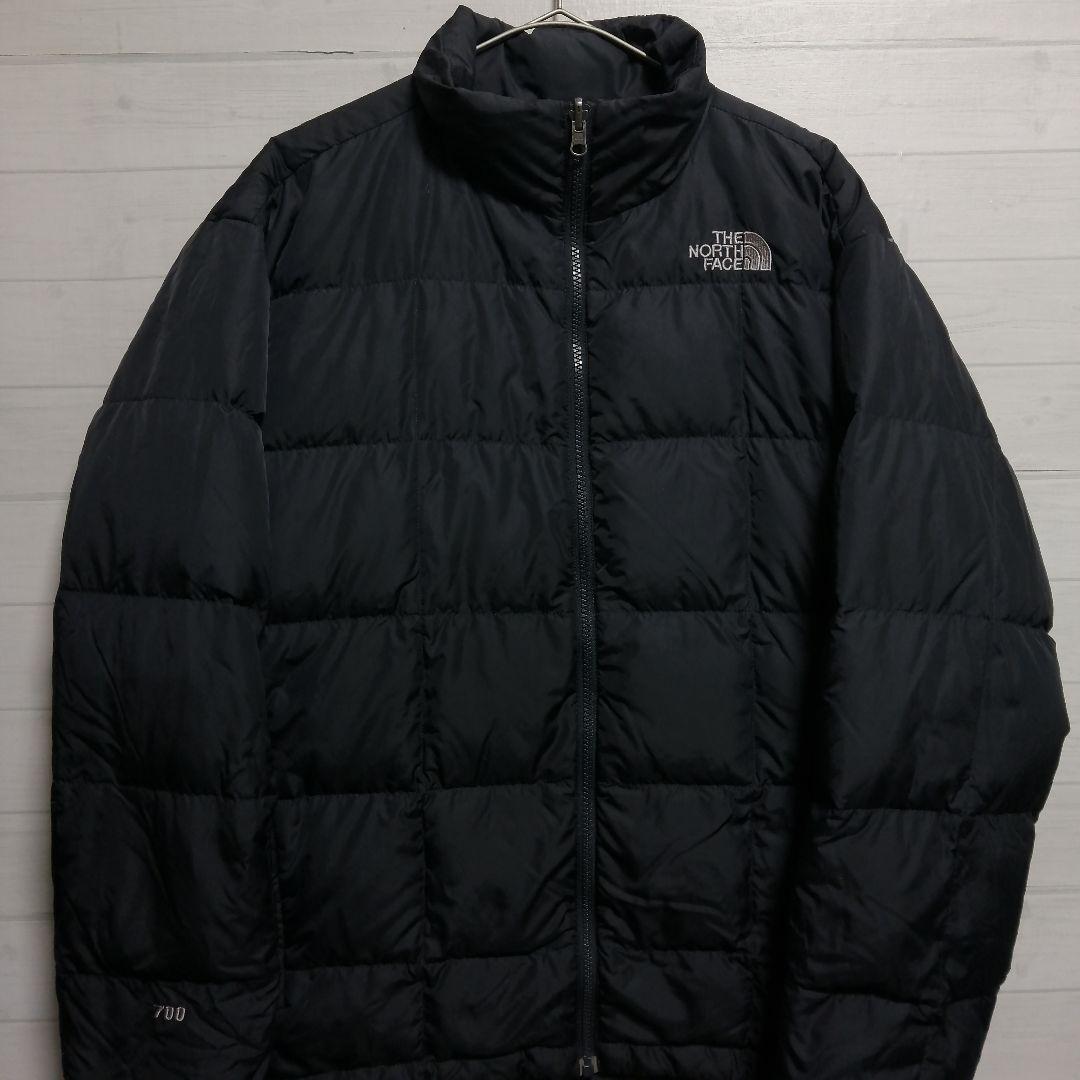【希少XL】ノースフェイス スクエアステッチ ライトダウン 700フィル 黒 THE NORTH FACE（ザ ノースフェイス） 爆買 ノースフェイス メンズ