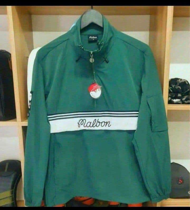 【即発送＆XL】マルボンゴルフ Malbon 長袖 パーカー ジャケット Malbon Golf（マルボンゴルフ） × サンタクルーズ コラボ パーカー