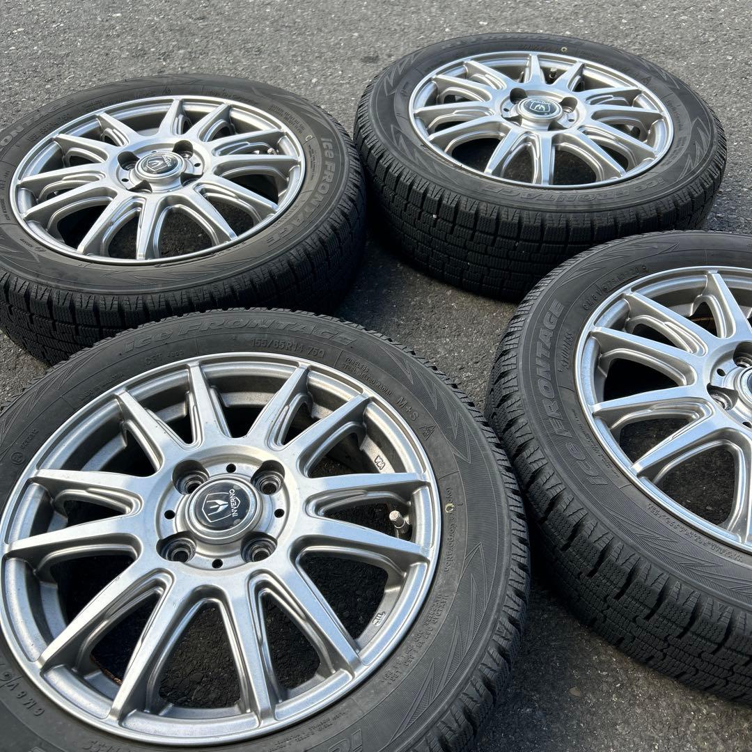 ice FRONTAGE 155/65R14 スタッドレス　シュレスタ X-ICE 2本セット 155/65R14 75T ミシュラン エックスアイス スノー DT