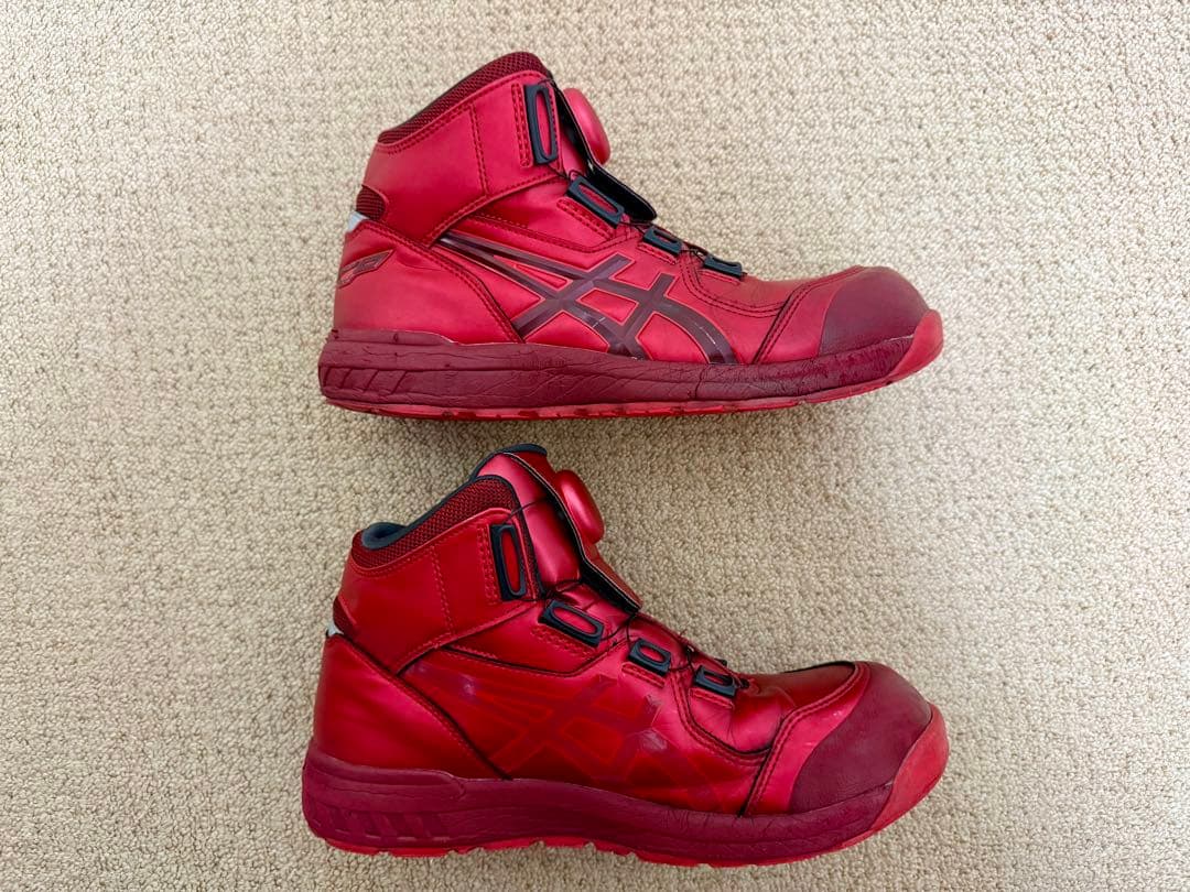 赤石 asicsアシックス 安全靴 ウィンジョブ CP304 25.5cm