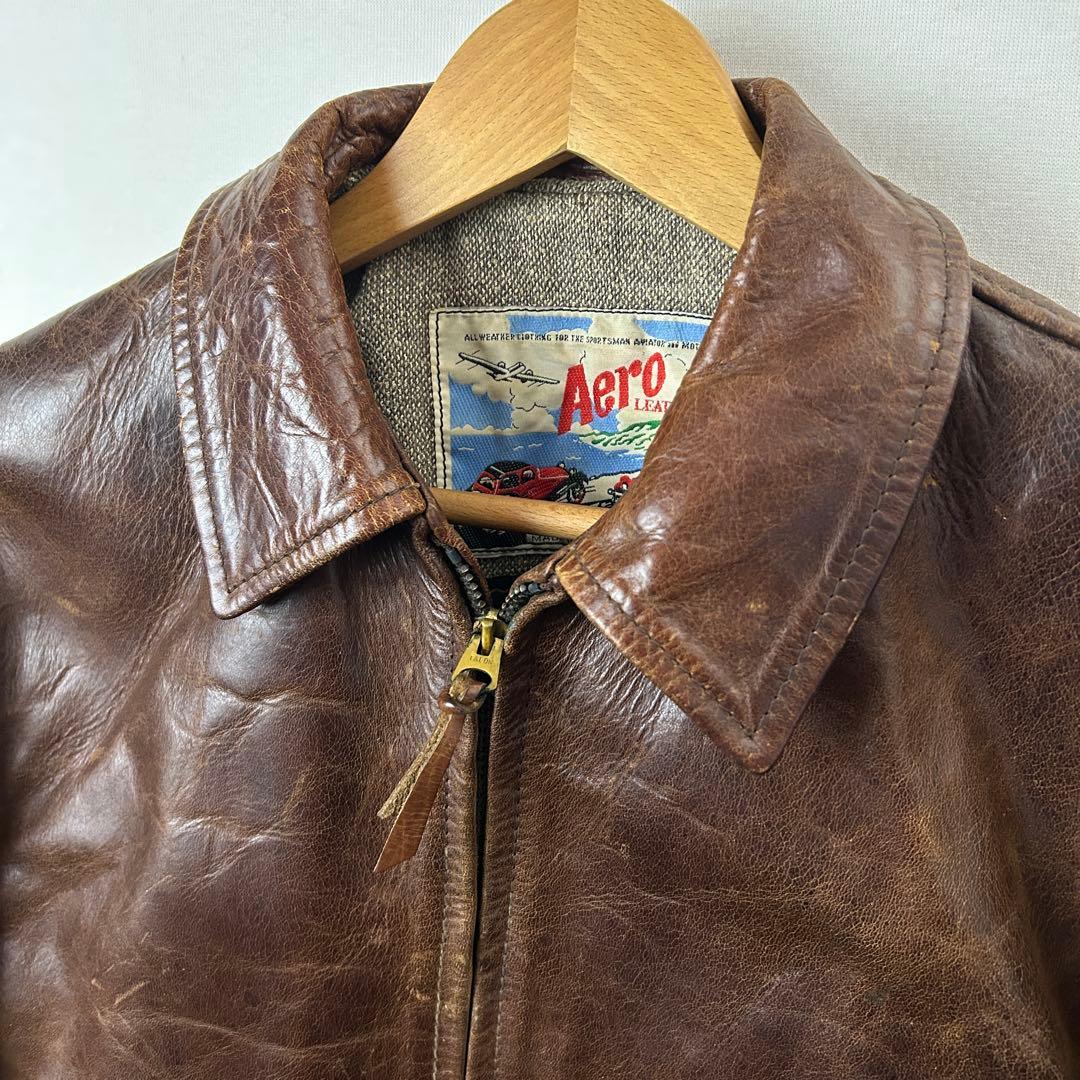 Vintage 90s【キムタク着用】エアロレザー ハーフベルテッド