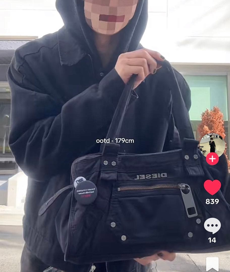 バッグ Archive Y2k Diesel l Logo Bag Black DIESEL ディーゼル archive metal logo バッグ y2k - メルカリ