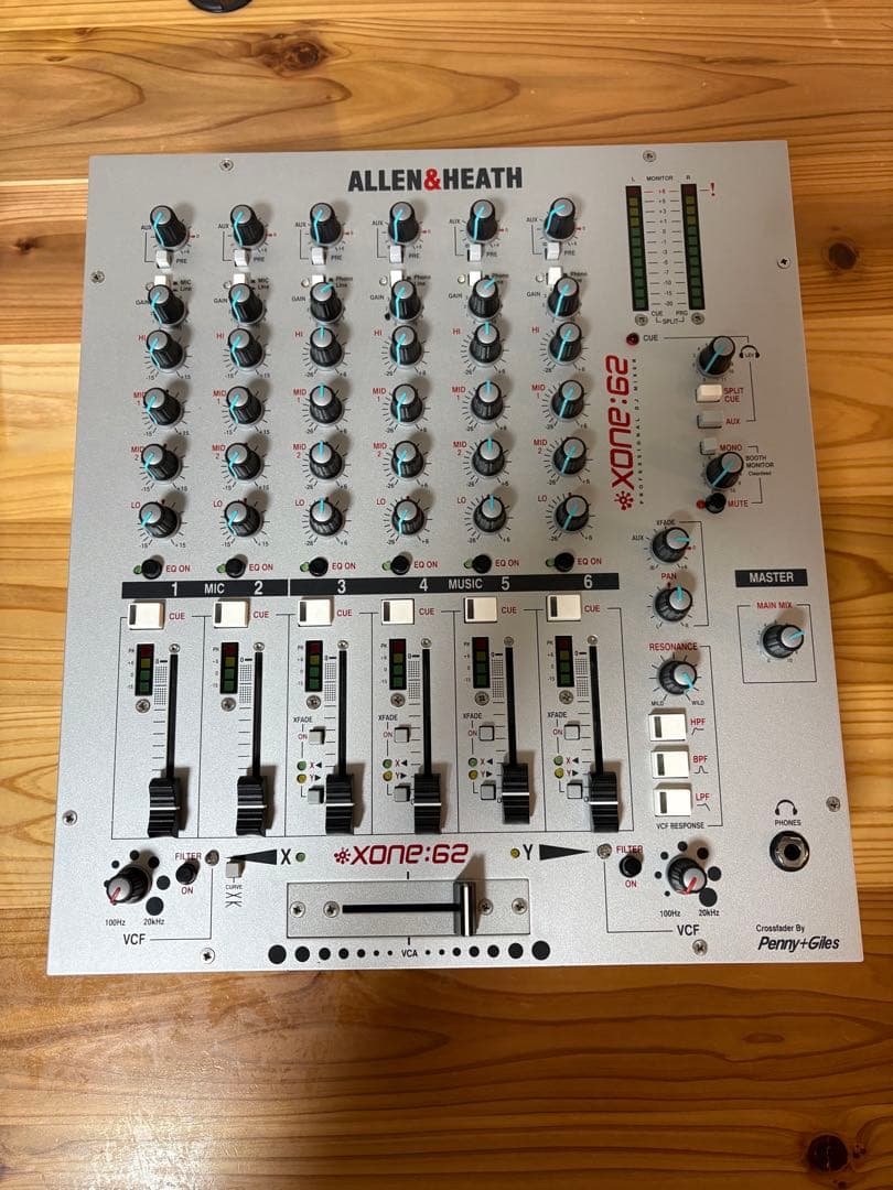 DJ機材 Allen & Heath Xone:62 Allen & Heath Xone 62 Analogue DJ Mixer– Retro Gear Shop