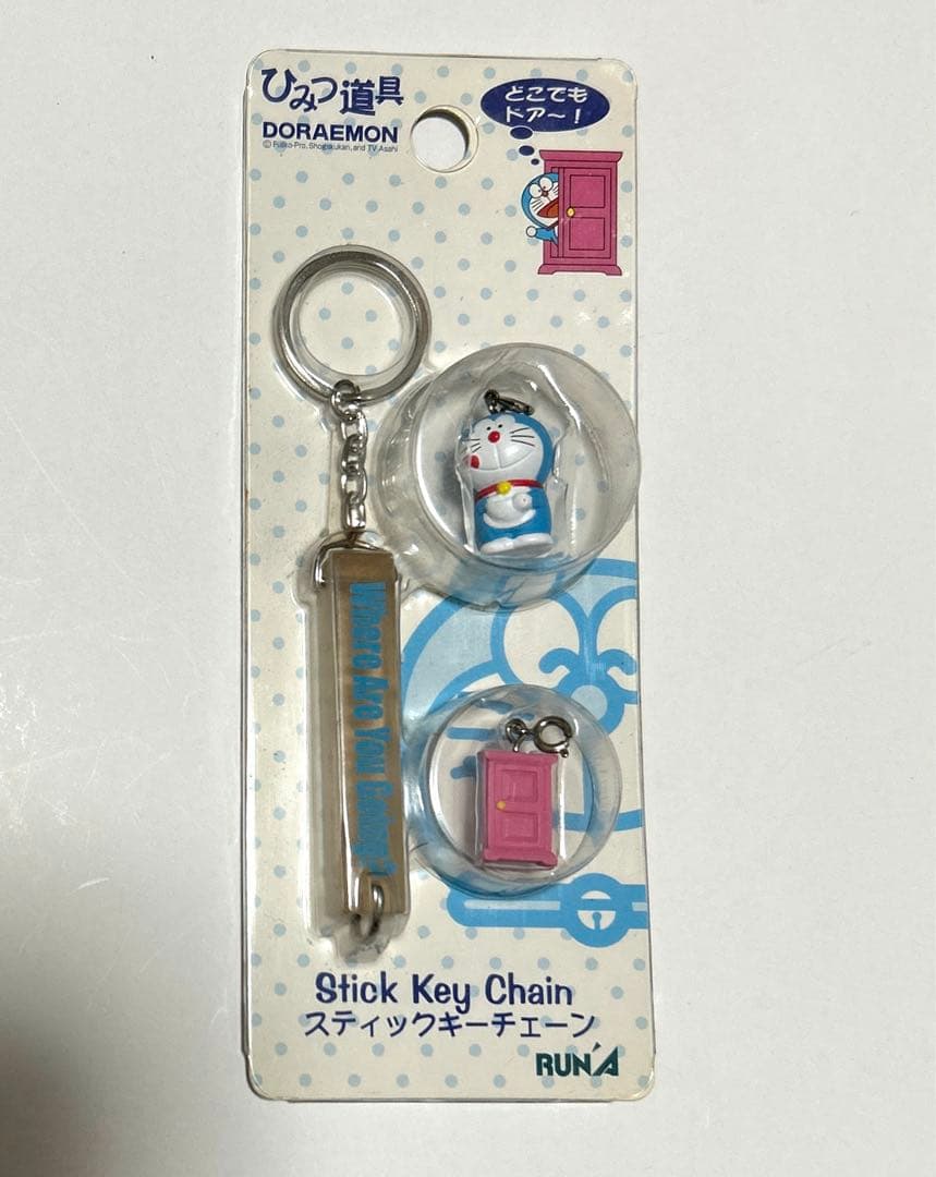 ドラえもん キーホルダー ストラップ スティックキーチェーン どこでも