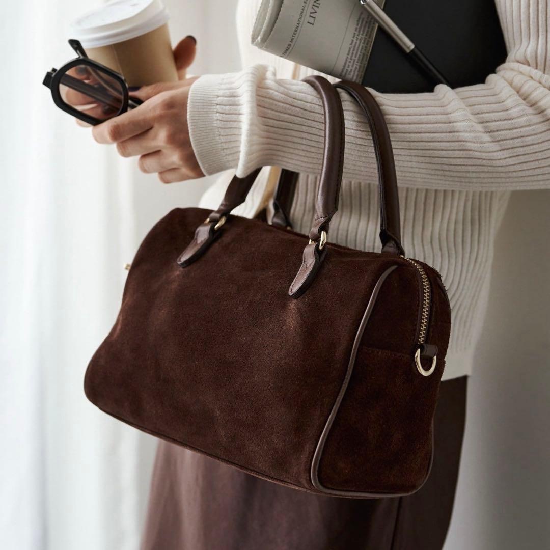 russet スエード2WAYミニボストンバッグ - メルカリ