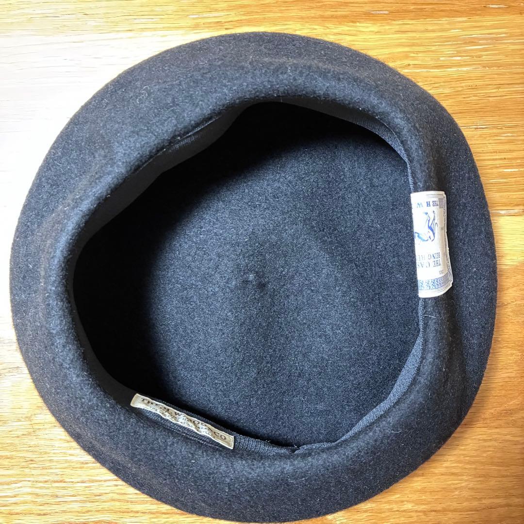 【新品未使用！】H.W.DOG&CO. BERET BLACK 品番D00022