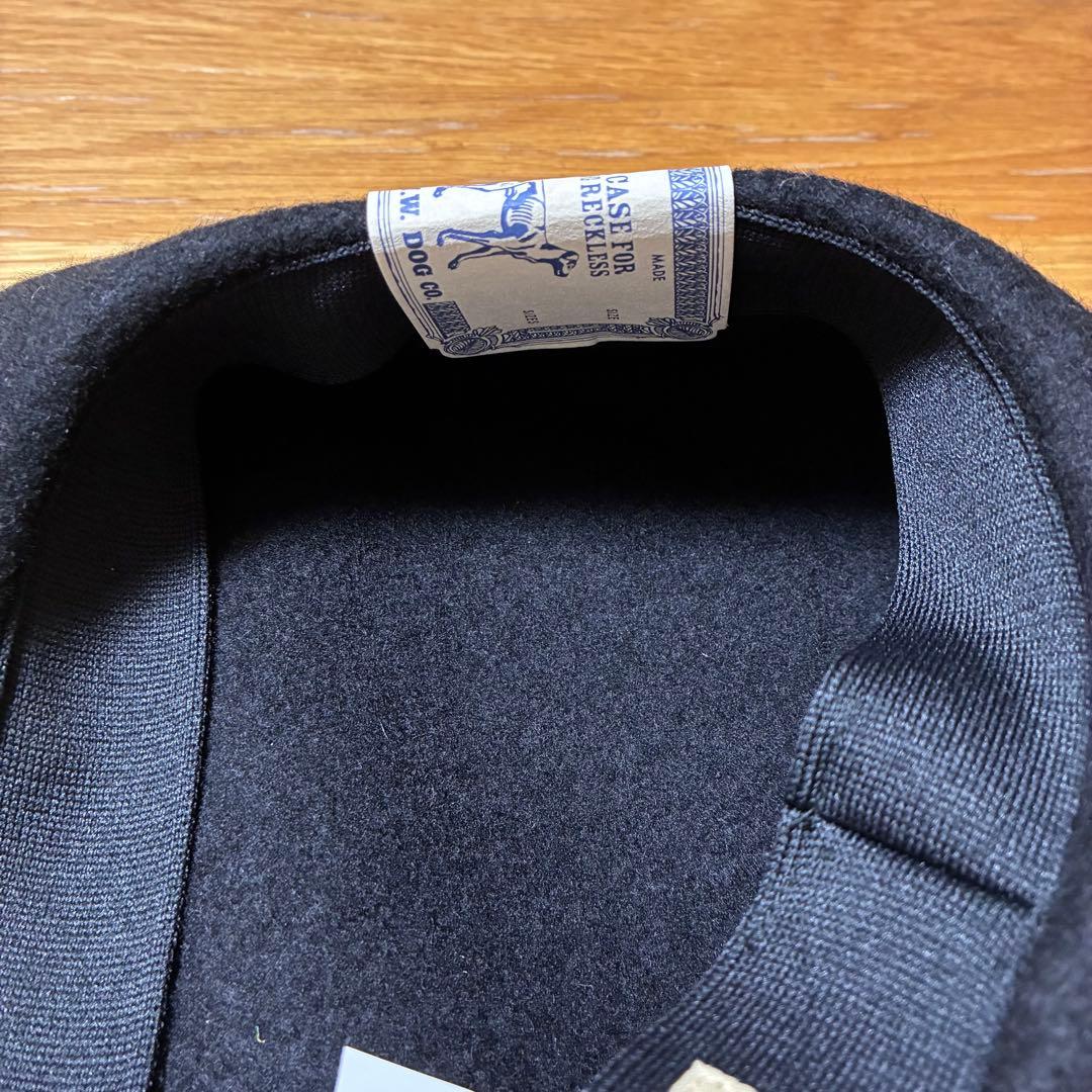 【新品未使用！】H.W.DOG&CO. BERET BLACK 品番D00022