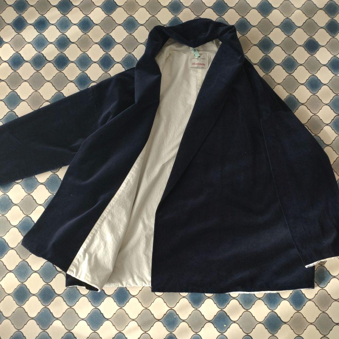 ピン有☆オネット Honnete ショールカラー カーデ ベルベット