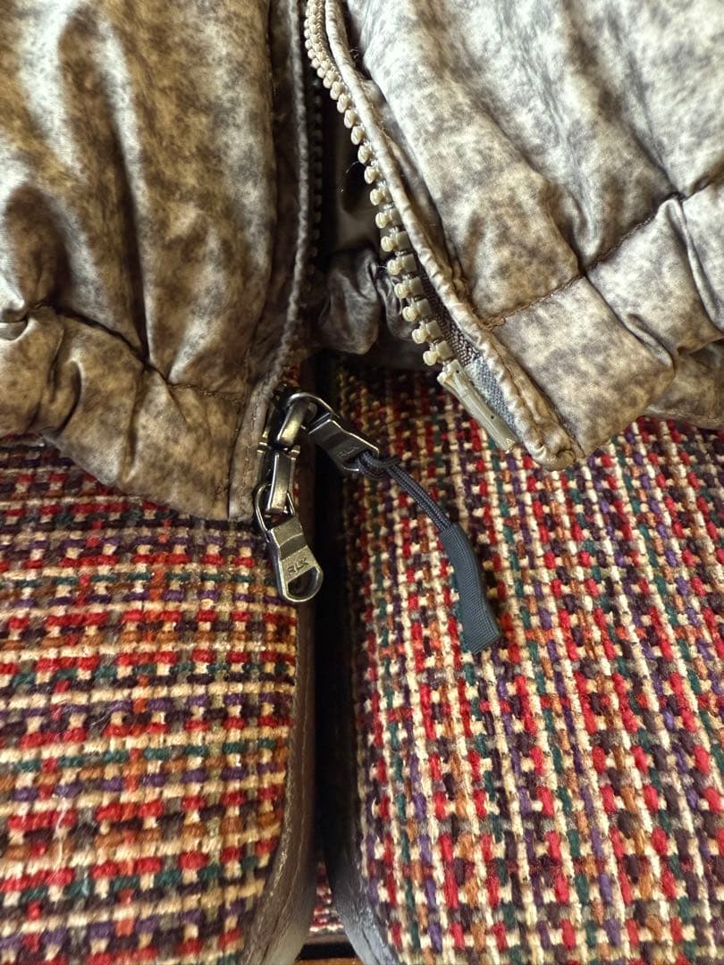 ラルフローレン RLX ダウン チェック カーキ オリー730FP - メルカリ