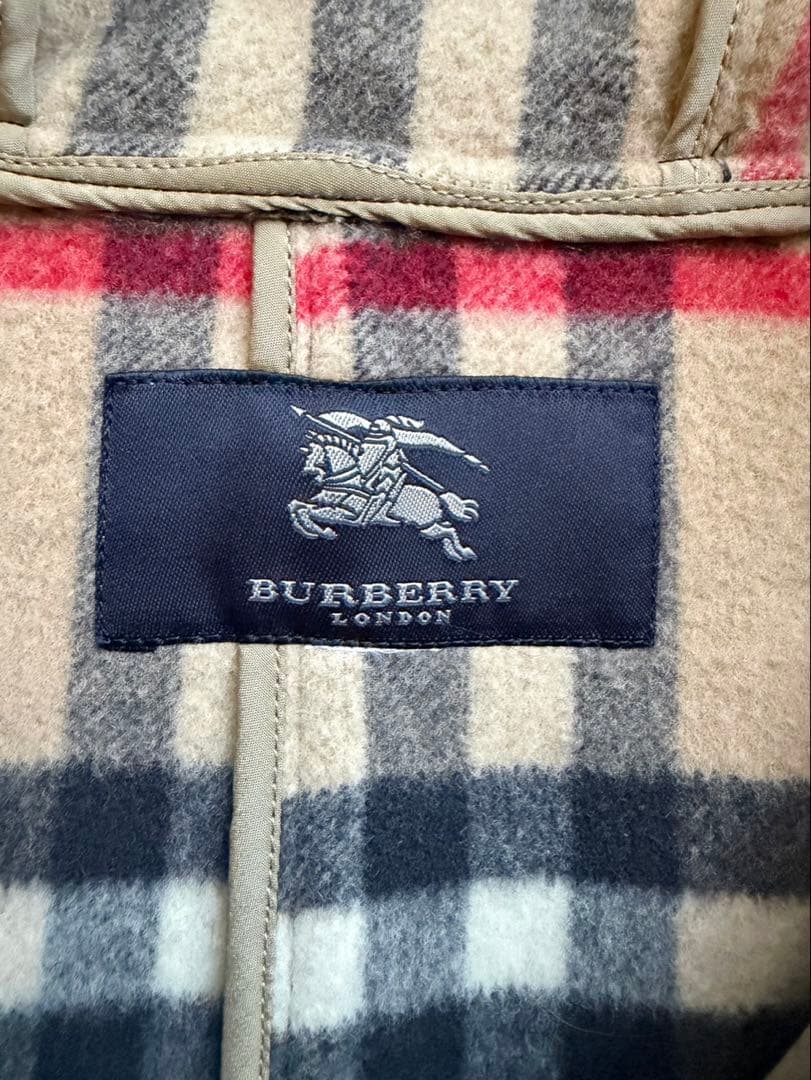 BURBERRY ネイビー ダッフルコート フード付き 160 美品 - メルカリ