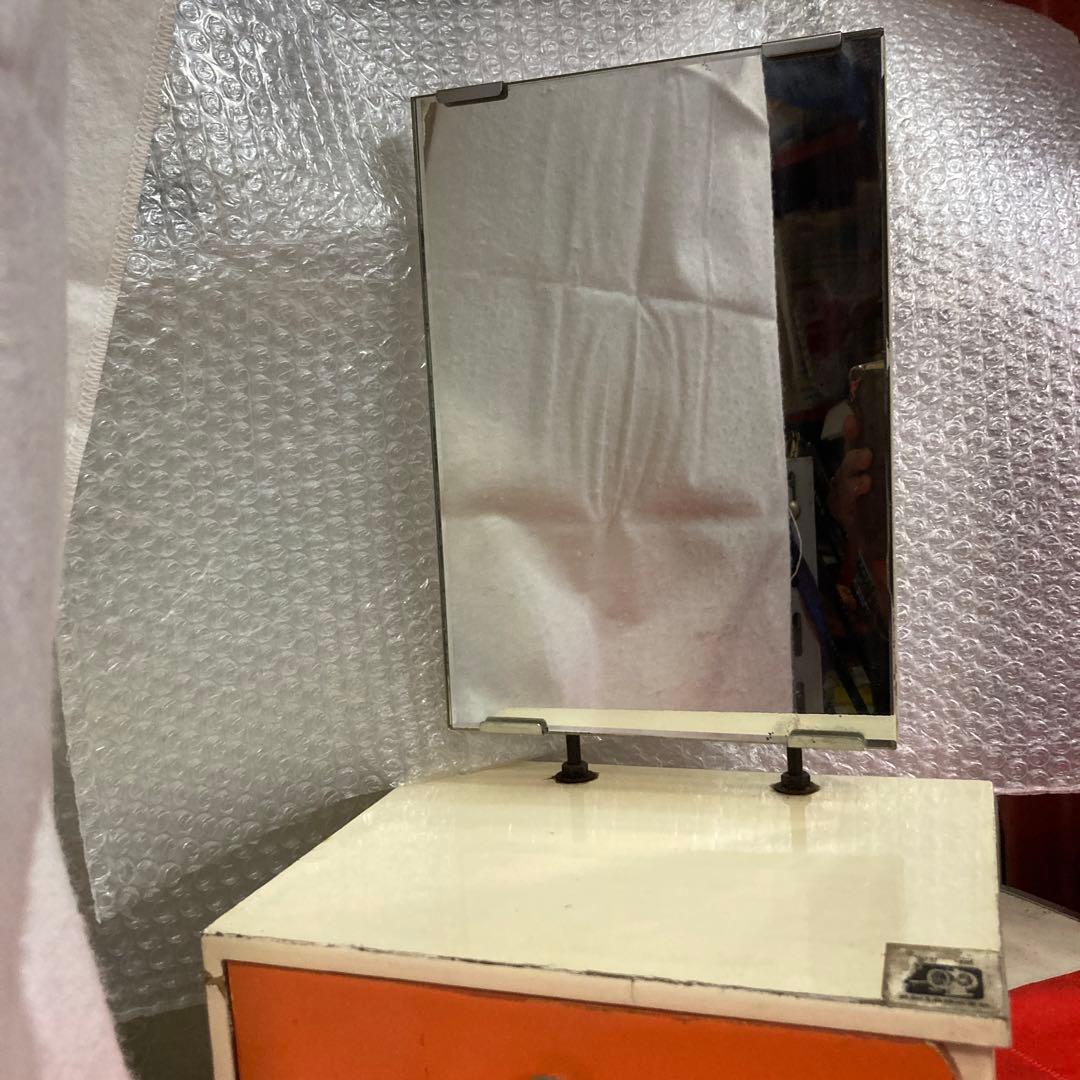 昭和レトロ アンティーク ミニ鏡台 ミニドレッサー - メルカリ