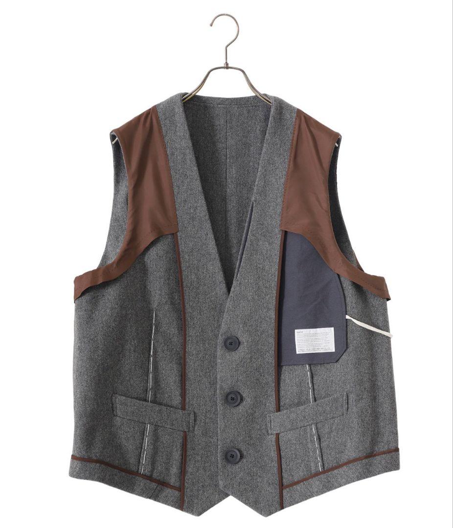 ま*い様 kolor 23aw ベスト 23wcm-v01102 サイズ2 kolor 23aw ベスト 23wcm-v01102 サイズ2 - メルカリ