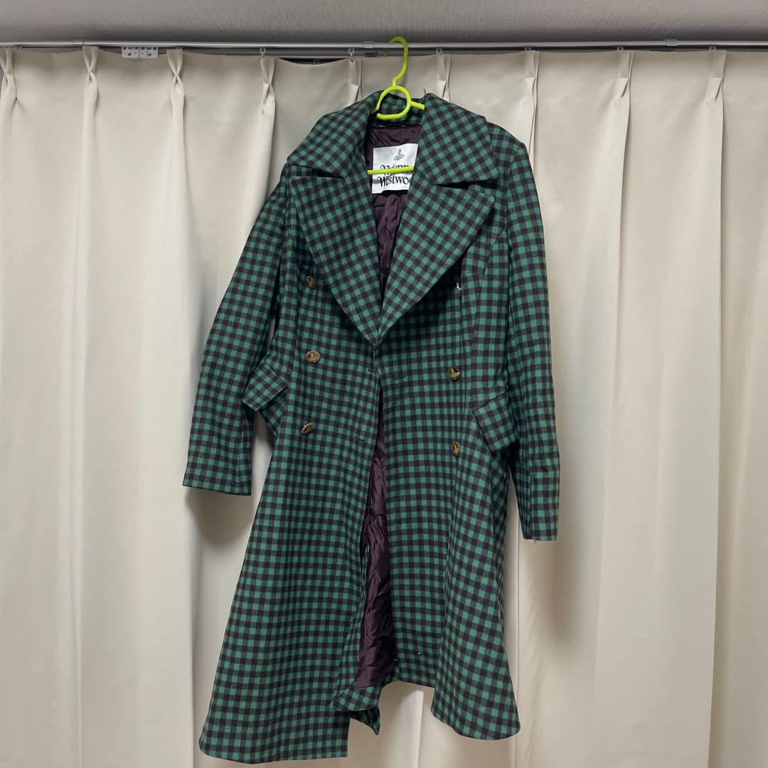 Vivienne Westwood チェックコート 40 Vivienne Westwood(ヴィヴィアンウエストウッド) チェックトレンチ