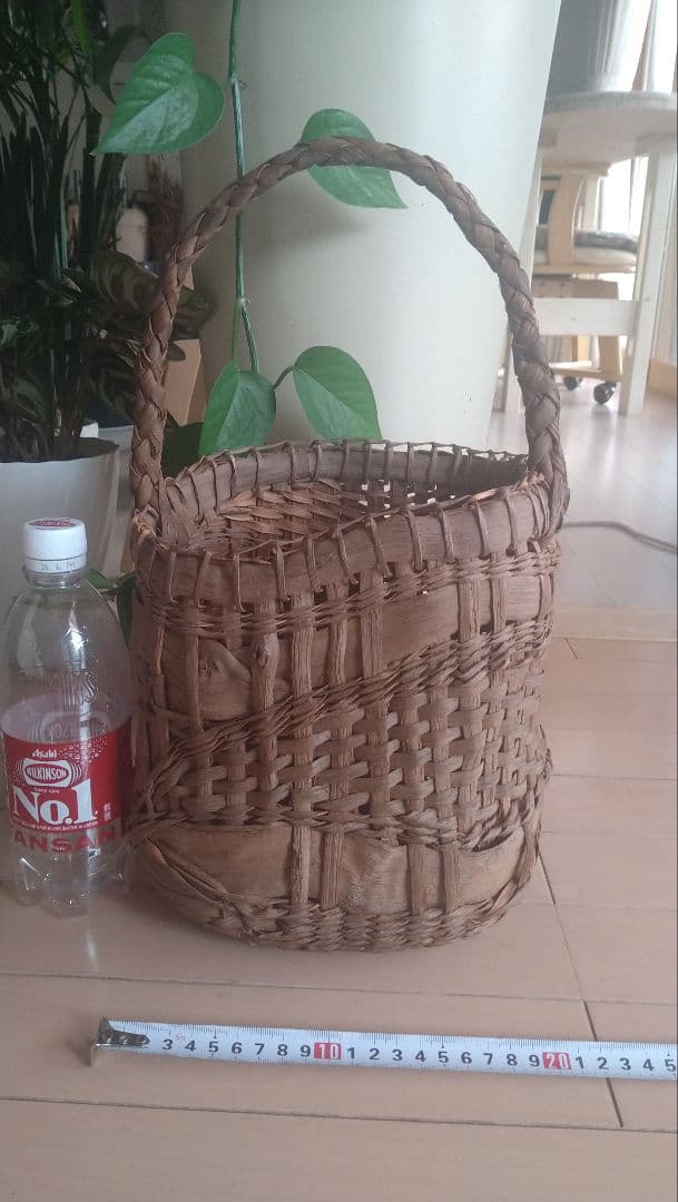 山葡萄かご XXLサイズ 大容量 山葡萄 籠 カゴ かごバック やまぶどう 亀甲編み