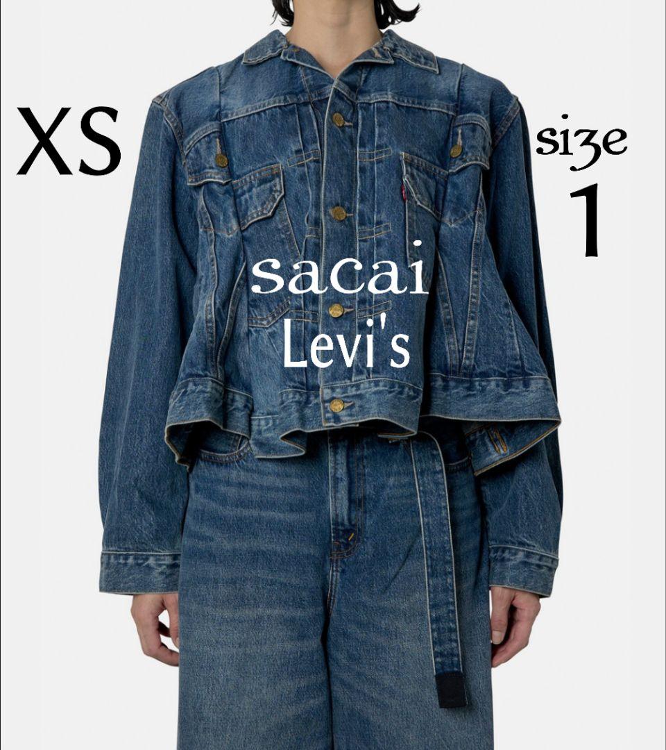 *★Levi's x sacai★Women's デニムジャケット貴重なサイズ1 Levi's® X Sacai Women's Denim Jacket - Medium Wash | Levi's® US