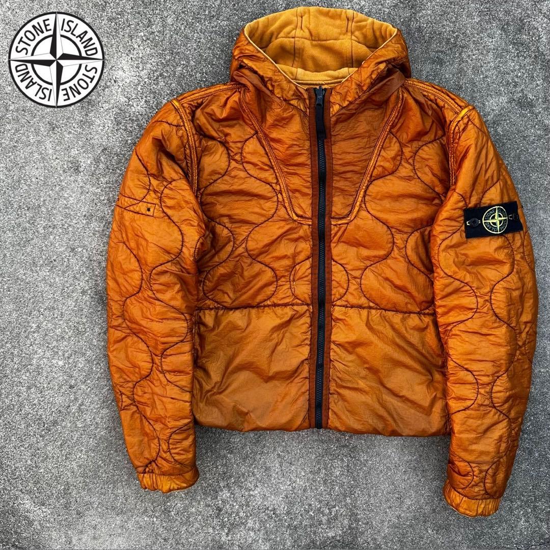 超希少 ストーンアイランド ナイロンメタル キルティング ジャケット