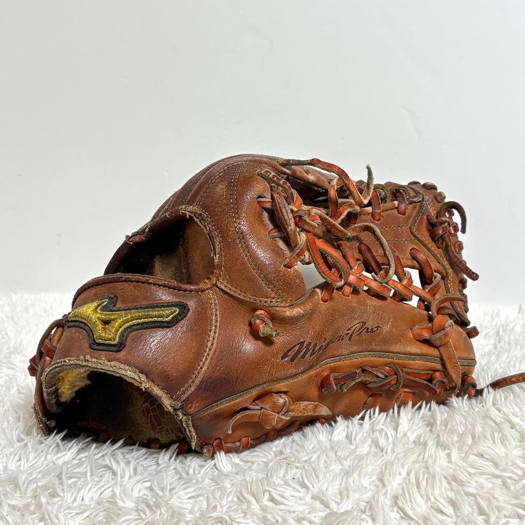 ミズノプロ 硬式 外野用 右投げ CM1215 H14017 AO74 ミズノプロ 硬式用 野球グラブ 外野手用 西川型（ 右投げ