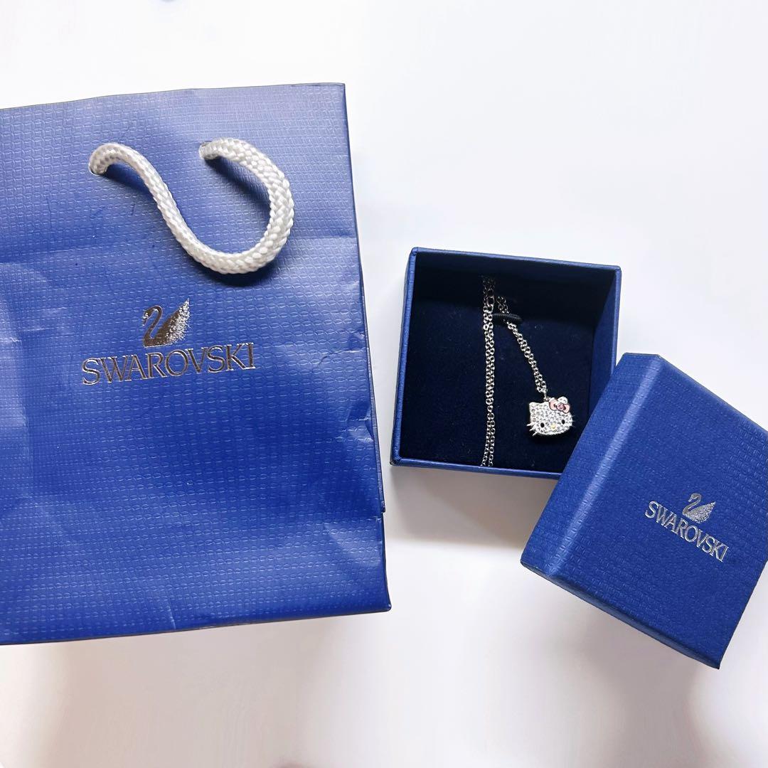 スワロフスキー　Swarovski　ネックレス　ハローキティ ネックレス 正規品 SWAROVSKI（スワロフスキー） 『ハローキティ Hello Kitty Lollipop