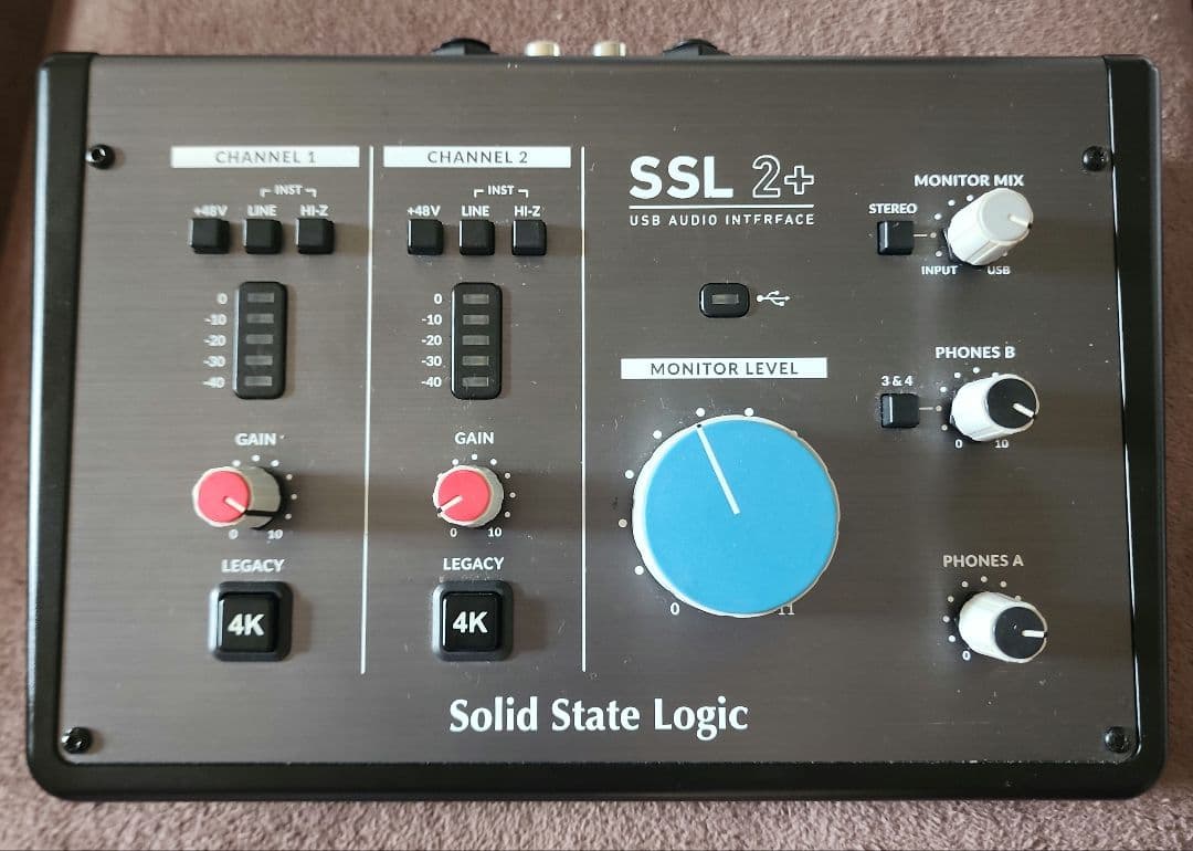 SSL 2+ オーディオインターフェース Solid State Logic Solid State Logic SSL2 MKII 2in2out USB オーディオインターフェイス