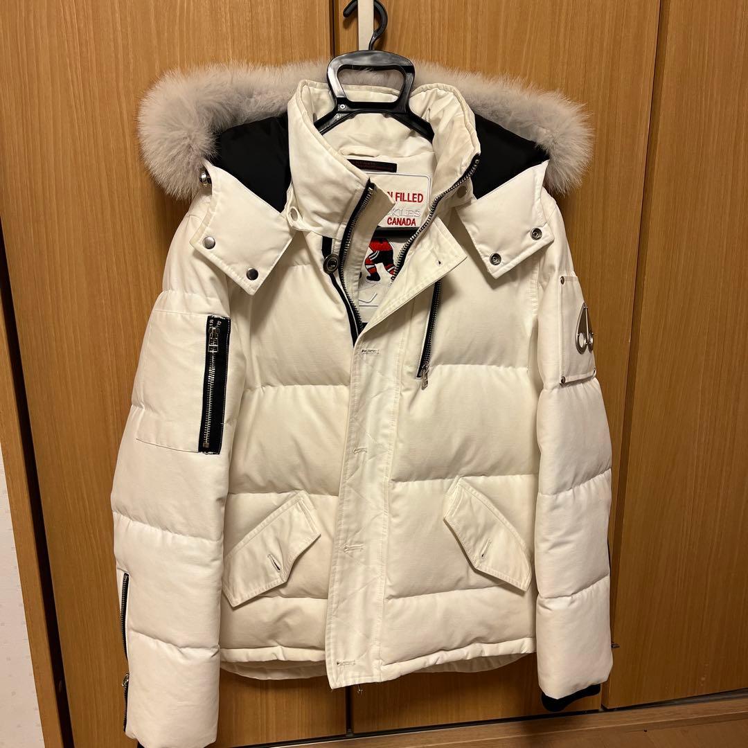 MOOSE KNUCKLES ダウンジャケット ホワイト ムースナックルズ メンズ ダウン MOOSE KNUCKLES ブランド ダウン