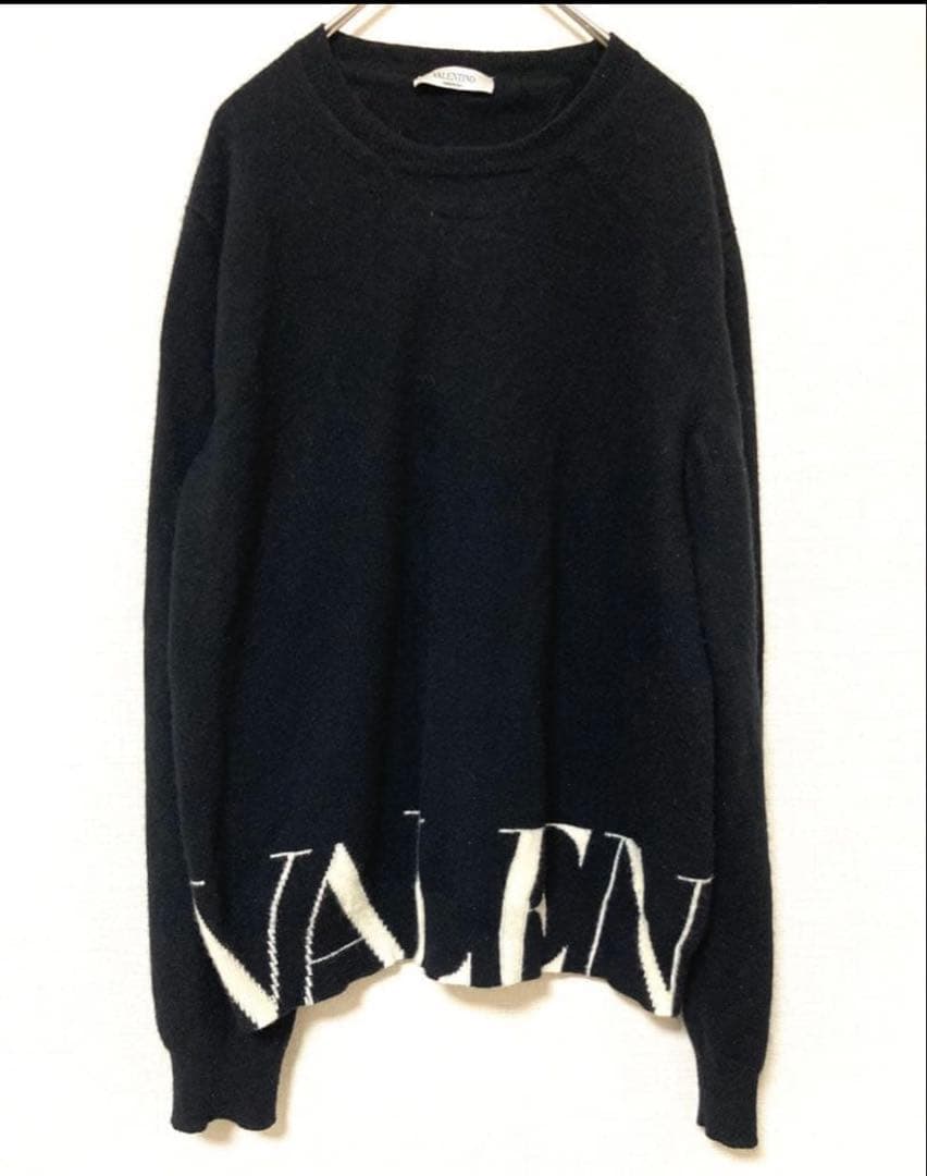 て*う様 VALENTINO ヴァレンティノ　カシミヤ　ニット VALENTINO（ヴァレンティノ） 美品▽VALENTINO カシミヤ100% クルー