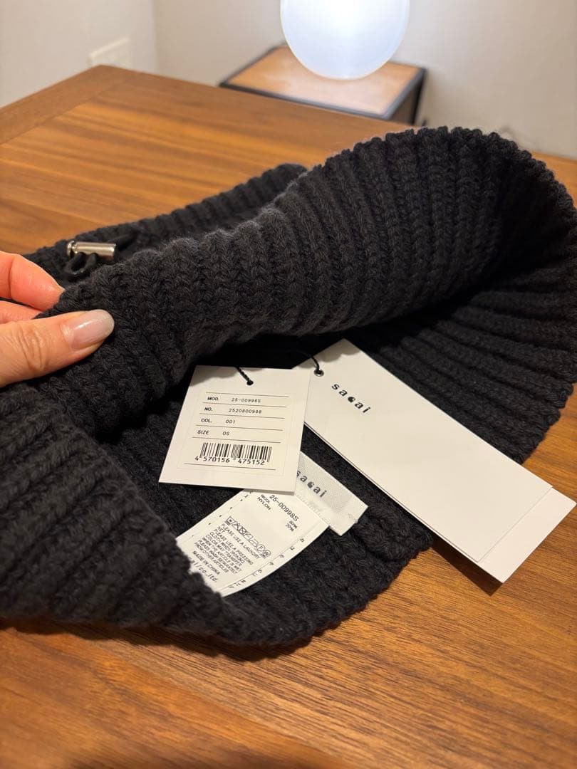 sacai Carhartt WIP Wool Knit Neck Warmer - メルカリ