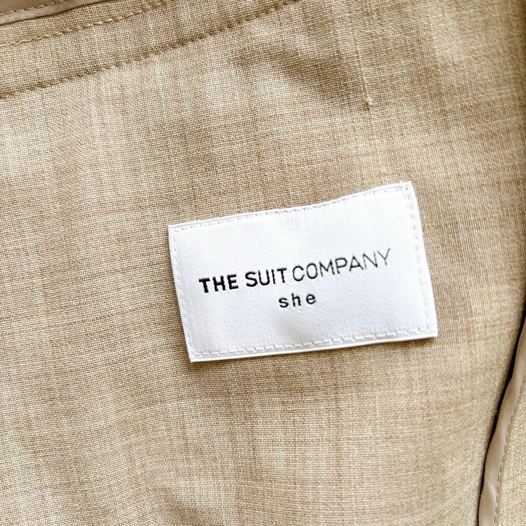 美品 スーツカンパニーシー 洗える スーツ ノーカラー セットアップ