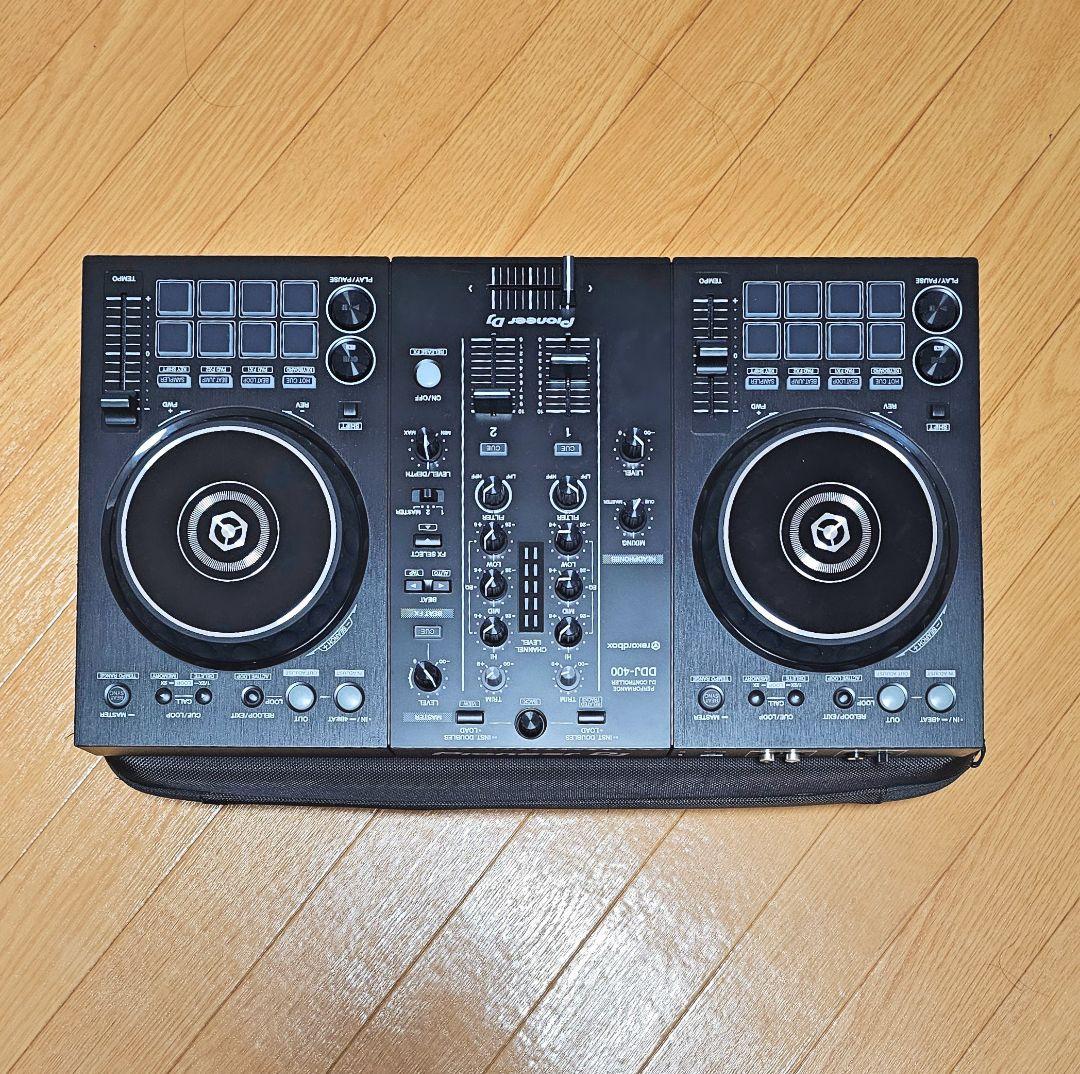 【完動品】Pioneer DJ DDJ400 + JSRANIS ケース セット 完動品】Pioneer DJ DDJ400 + JSRANIS ケース セット 完動品】Pioneer