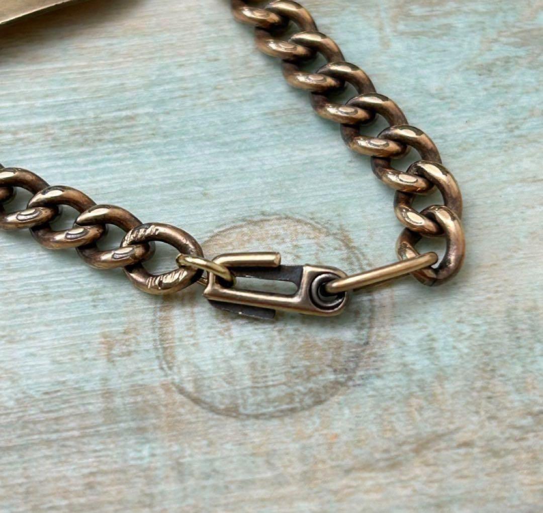 希少 US ARMY 陸軍 IDブレスレット 10K 金張り 約17cm